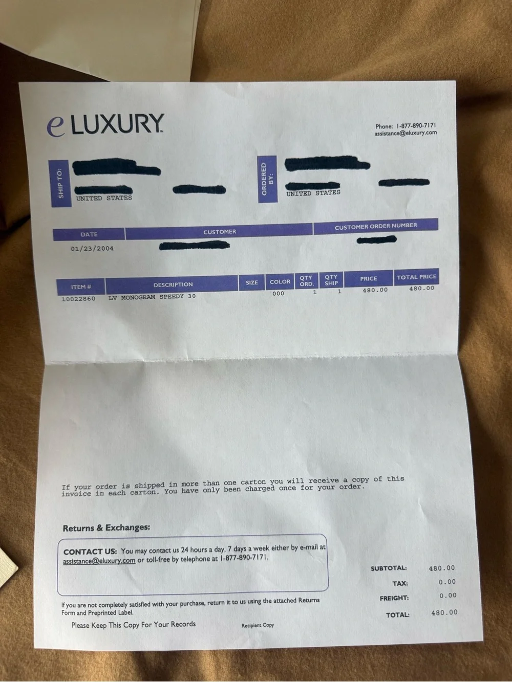 Louis Vuitton Monogram Vintage Speedy 30 Bag